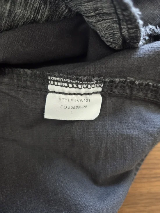 Vuori Women's Ripstop Pants Five-Pocket Design in Charcoal Grey, Size Large - Picture 10 of 10